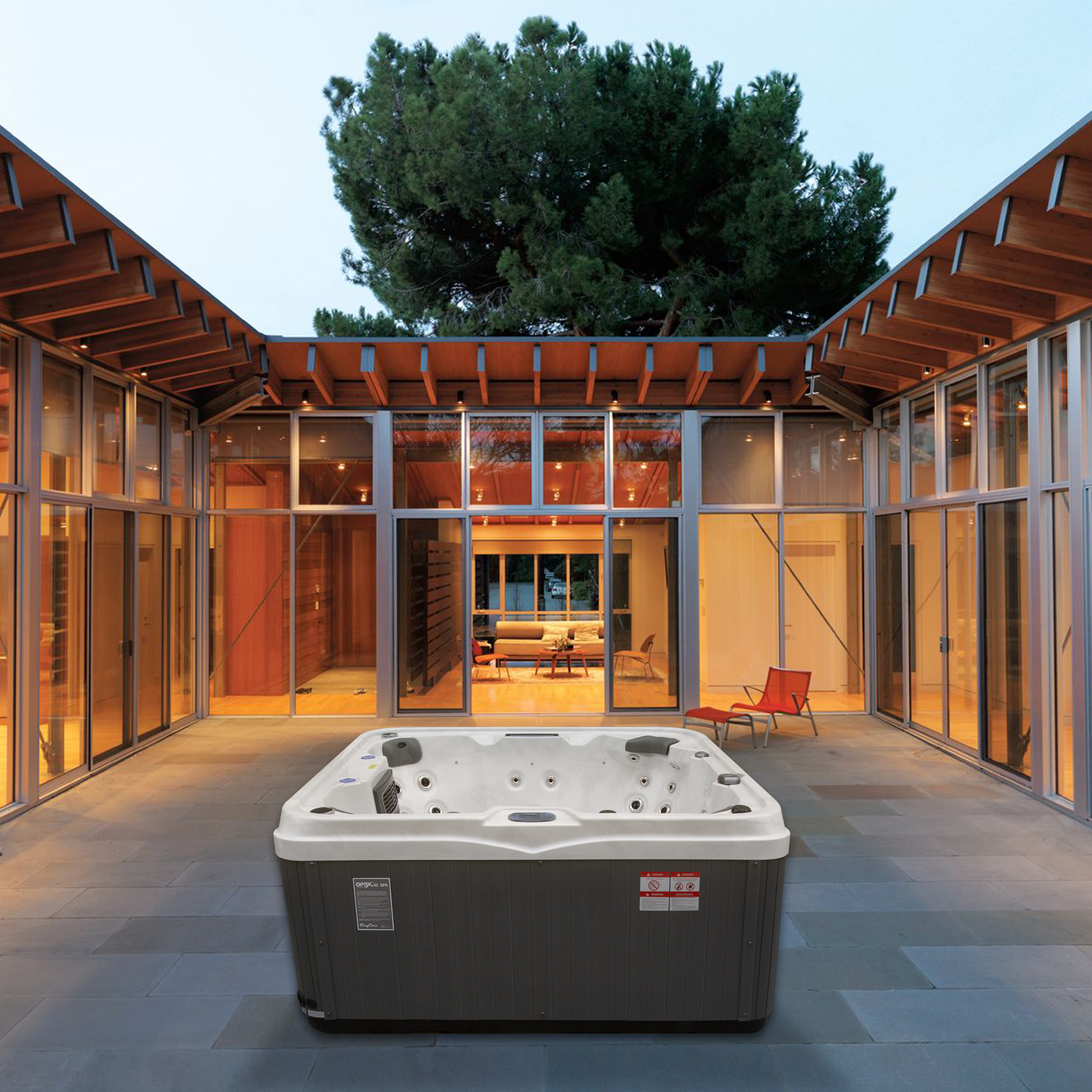 Гидромассажный спа бассейн NordicSpa Sif (Сиф) (рис.2)